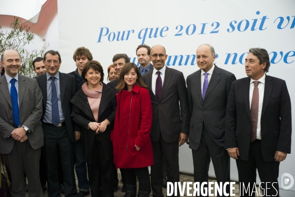 Paris : Voeux 2012 de Martine Aubry.