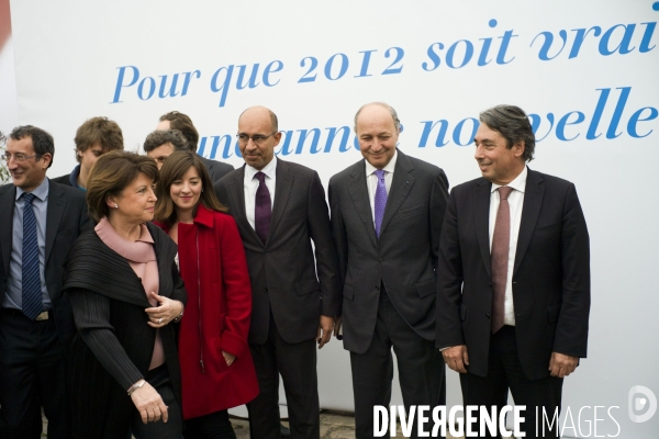 Paris : Voeux 2012 de Martine Aubry.