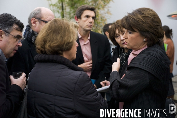 Paris : Voeux 2012 de Martine Aubry.