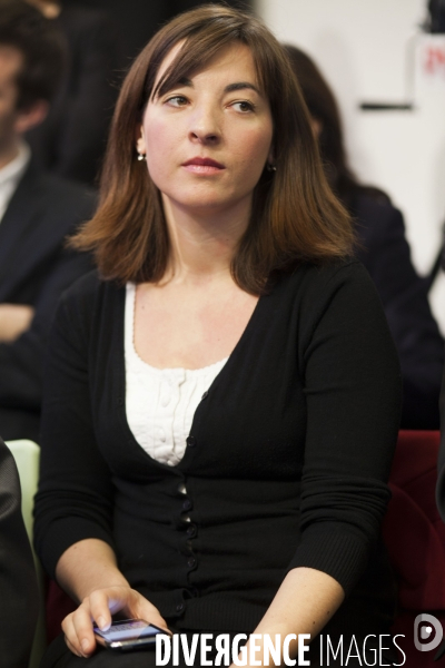 Paris : Voeux 2012 de Martine Aubry.