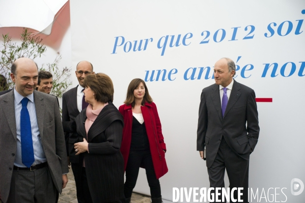 Paris : Voeux 2012 de Martine Aubry.