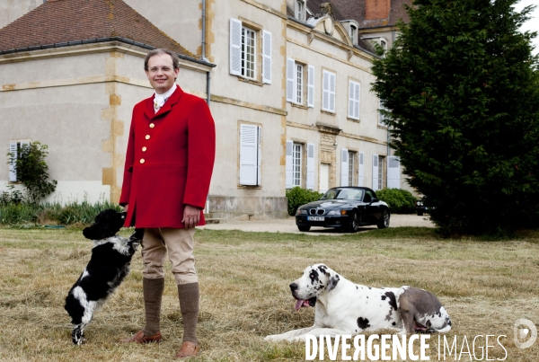 Jean-Christophe Iseux, Baron von Pfetten, dans son chateau de Selore.