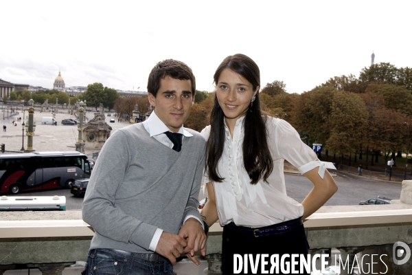 Nicolas PROST avec son amie Delphine.