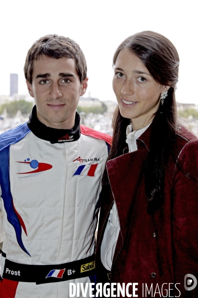 Nicolas PROST avec son amie Delphine.