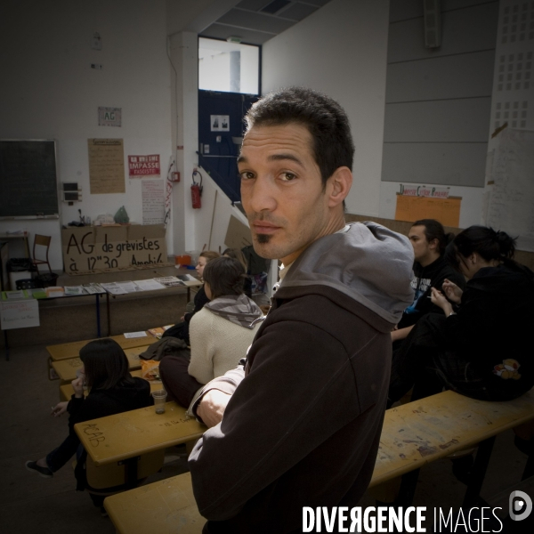 La fac de Perpignan en greve