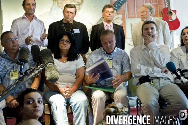 Conférence de presse associations de Roms