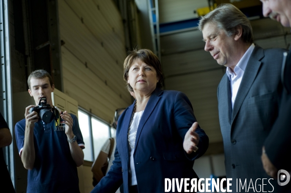 Martine Aubry à Montceau les mines