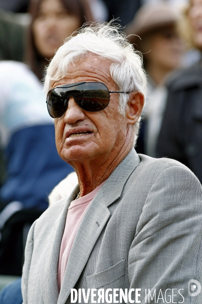 Jean-Paul BELMONDO à Roland Garros.
