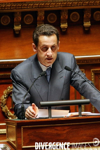 Nicolas SARKOZY au Sénat.