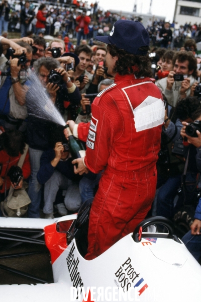 Alain PROST. Champion du Monde F1 - 1985. 20ème Anniversaire de son premier titre.