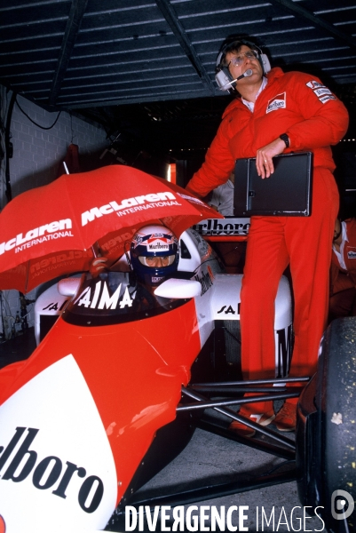 Alain PROST. Champion du Monde F1 - 1985. 20ème Anniversaire de son premier titre.