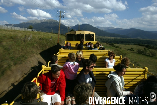 Balade en train Jaune