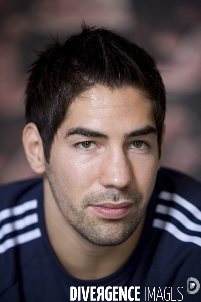 La famille Karabatic, réunie à Montpellier,  Nikola , capitaine de l équipe de France et de Montpellier de Handball et Luka son jeune frère, et leurs parents Branko et Radmila