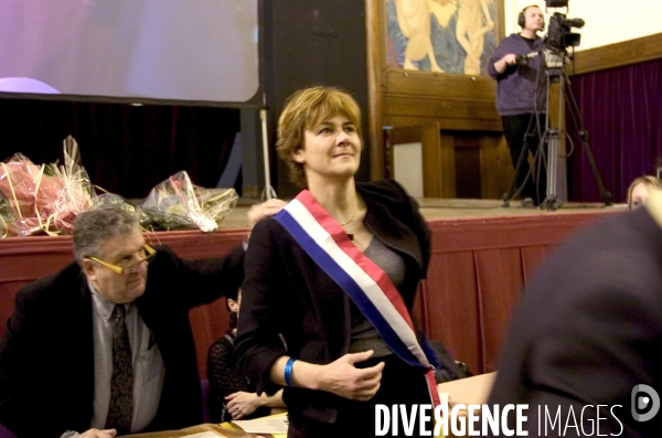 Dominique Voynet ékue maire de Montreuil.