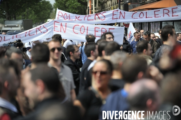 Rage et colere policiere