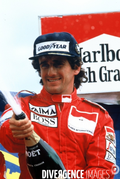 Alain PROST. Champion du Monde F1 - 1985. 20ème Anniversaire de son premier titre.