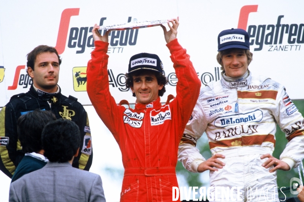 Alain PROST. Champion du Monde F1 - 1985. 20ème Anniversaire de son premier titre.