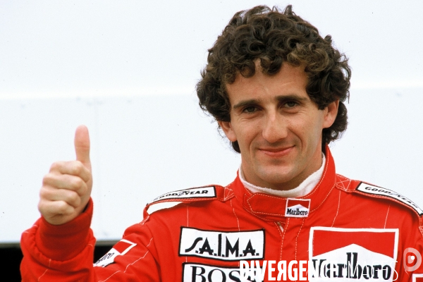 Alain PROST. Champion du Monde F1 - 1985. 20ème Anniversaire de son premier titre.