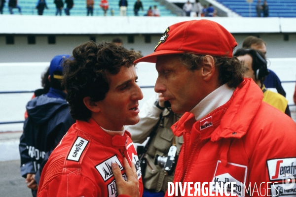 Alain PROST. Champion du Monde F1 - 1985. 20ème Anniversaire de son premier titre.