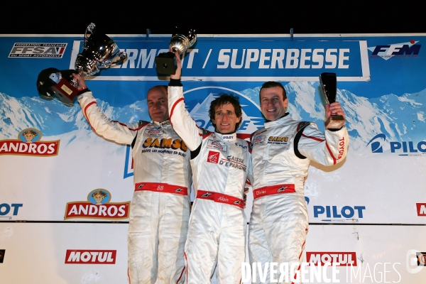 Le Team Toyota sur les trois marches du podium.