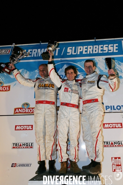 Le Team Toyota sur les trois marches du podium.