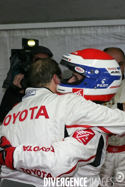 Le Team Toyota sur les trois marches du podium.
