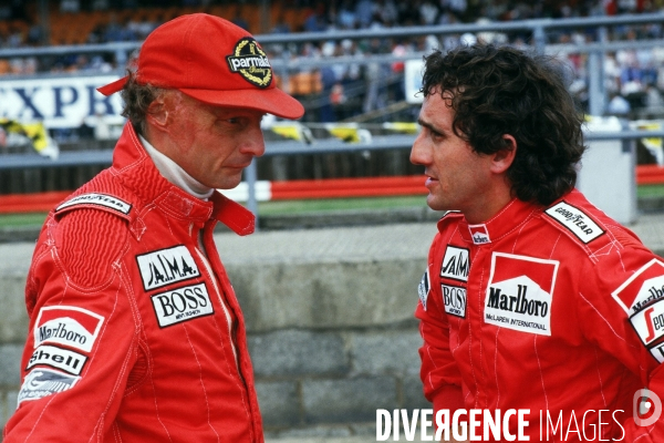Alain PROST. Champion du Monde F1 - 1985. 20ème Anniversaire de son premier titre.