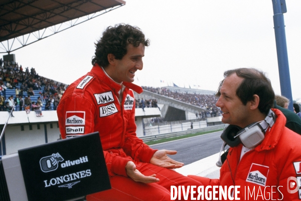 Alain PROST. Champion du Monde F1 - 1985. 20ème Anniversaire de son premier titre.