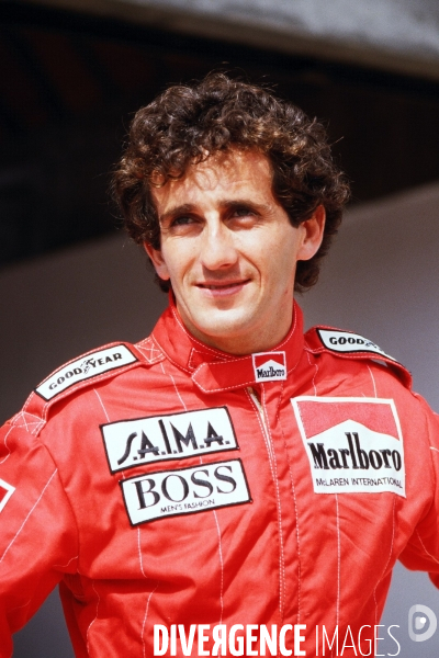 Alain PROST. Champion du Monde F1 - 1985. 20ème Anniversaire de son premier titre.