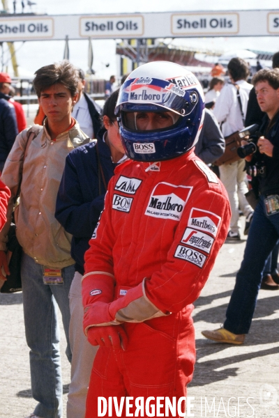 Alain PROST. Champion du Monde F1 - 1985. 20ème Anniversaire de son premier titre.