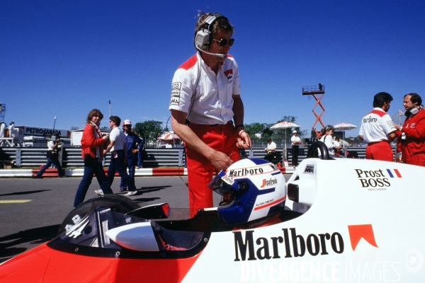 Alain PROST. Champion du Monde F1 - 1985. 20ème Anniversaire de son premier titre.