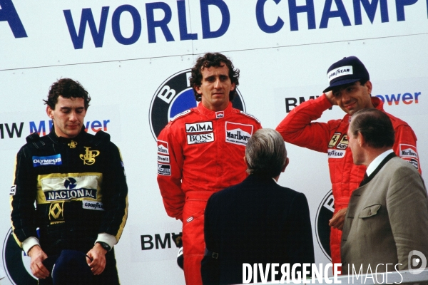 Alain PROST. Champion du Monde F1 - 1985. 20ème Anniversaire de son premier titre.