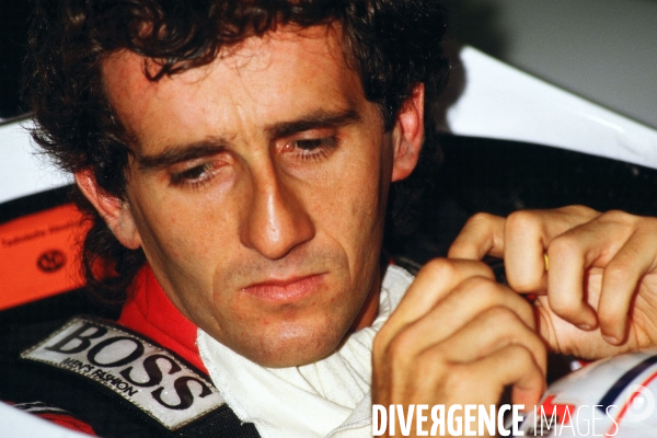 Alain PROST. Champion du Monde F1 - 1985. 20ème Anniversaire de son premier titre.