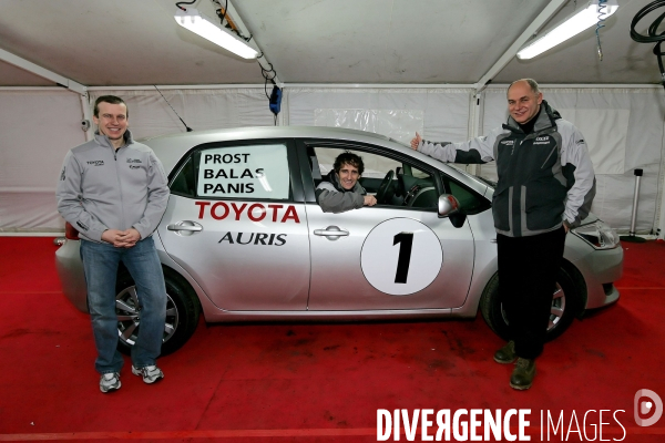 Le Team Toyota sur les trois marches du podium.