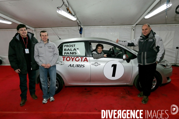 Le Team Toyota sur les trois marches du podium.