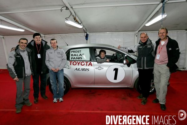 Le Team Toyota sur les trois marches du podium.