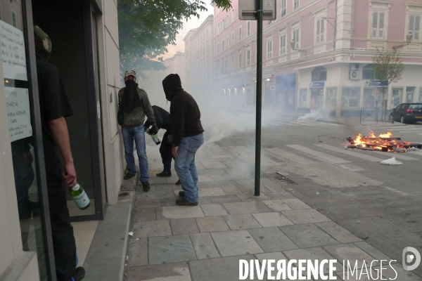 Manifestation nationaliste a bastia