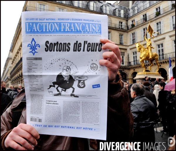 Marine et Jean Marie Le Pen commémorent le 600ème anniversaire de la