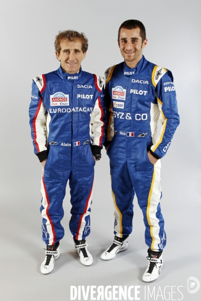 Team DACIA pour le Troophée Andros 2011 / 2012.