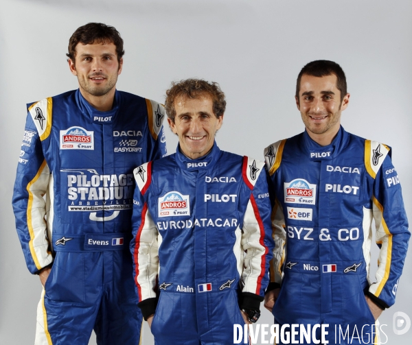 Team DACIA pour le Troophée Andros 2011 / 2012.