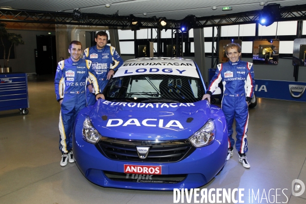 Team DACIA pour le Troophée Andros 2011 / 2012.