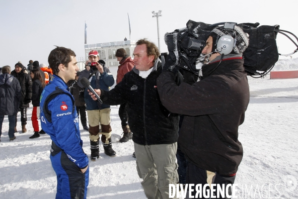 Nicolas et Alain PROST, sur la plus haute marche du podium, en Andorre.