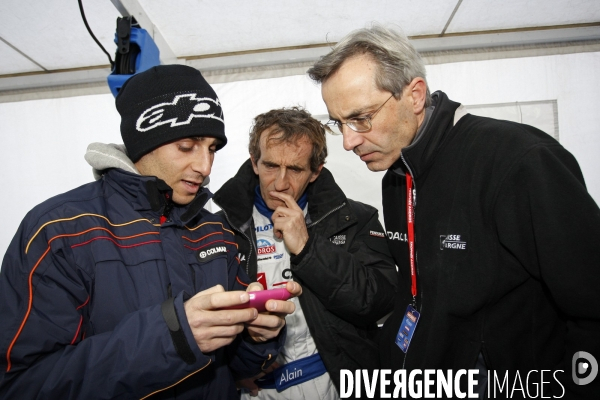 Nicolas et Alain PROST, sur la plus haute marche du podium, en Andorre.