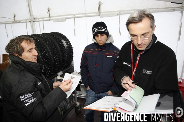 Nicolas et Alain PROST, sur la plus haute marche du podium, en Andorre.