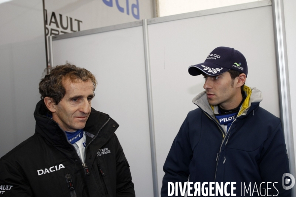 Nicolas et Alain PROST, sur la plus haute marche du podium, en Andorre.