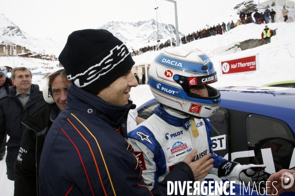 Nicolas et Alain PROST, sur la plus haute marche du podium, en Andorre.