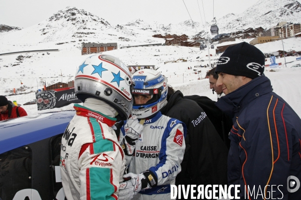 Nicolas et Alain PROST, sur la plus haute marche du podium, en Andorre.