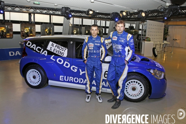 Team DACIA pour le Troophée Andros 2011 / 2012.
