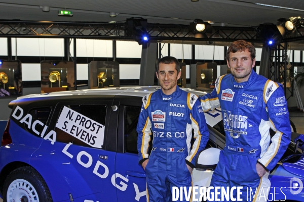 Team DACIA pour le Troophée Andros 2011 / 2012.