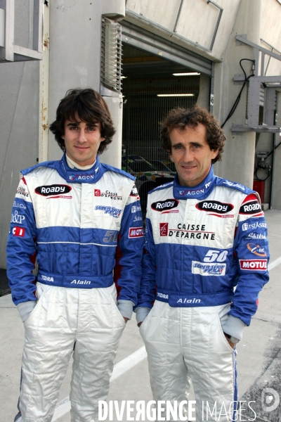 Alain et Nicolas PROST pour la première fois équipiers.